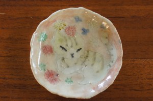 猫が大好きなつぼみちゃんの作品です 